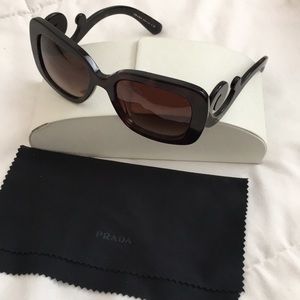 Prada Baroque Square Sunglasses